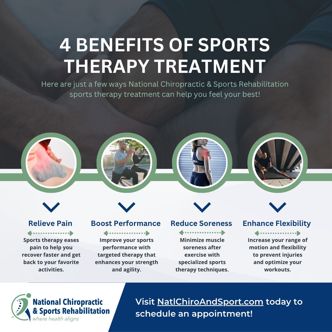Sports physical therapy being done on a patient